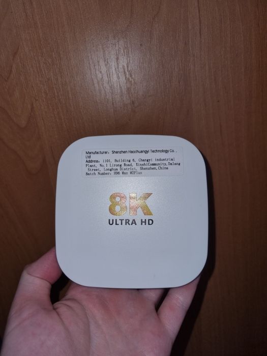 Смарт ТВ приставка H96 Max H313 2/16 Гб Android TV 14 SmartBox 4к віде