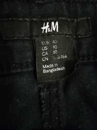 Czarne spodnie H&M r L
