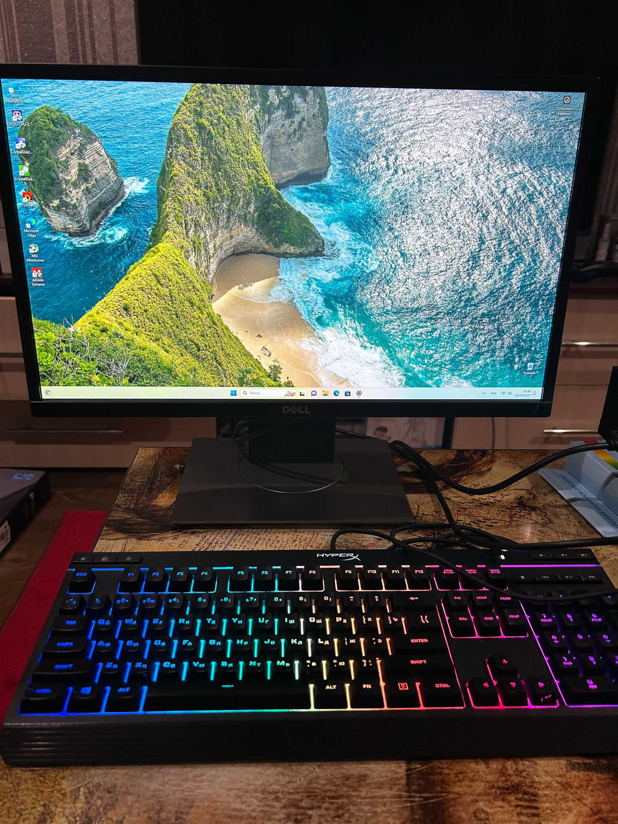 Монитор DELL IPS матрица HDMI VGA Dport DVI
