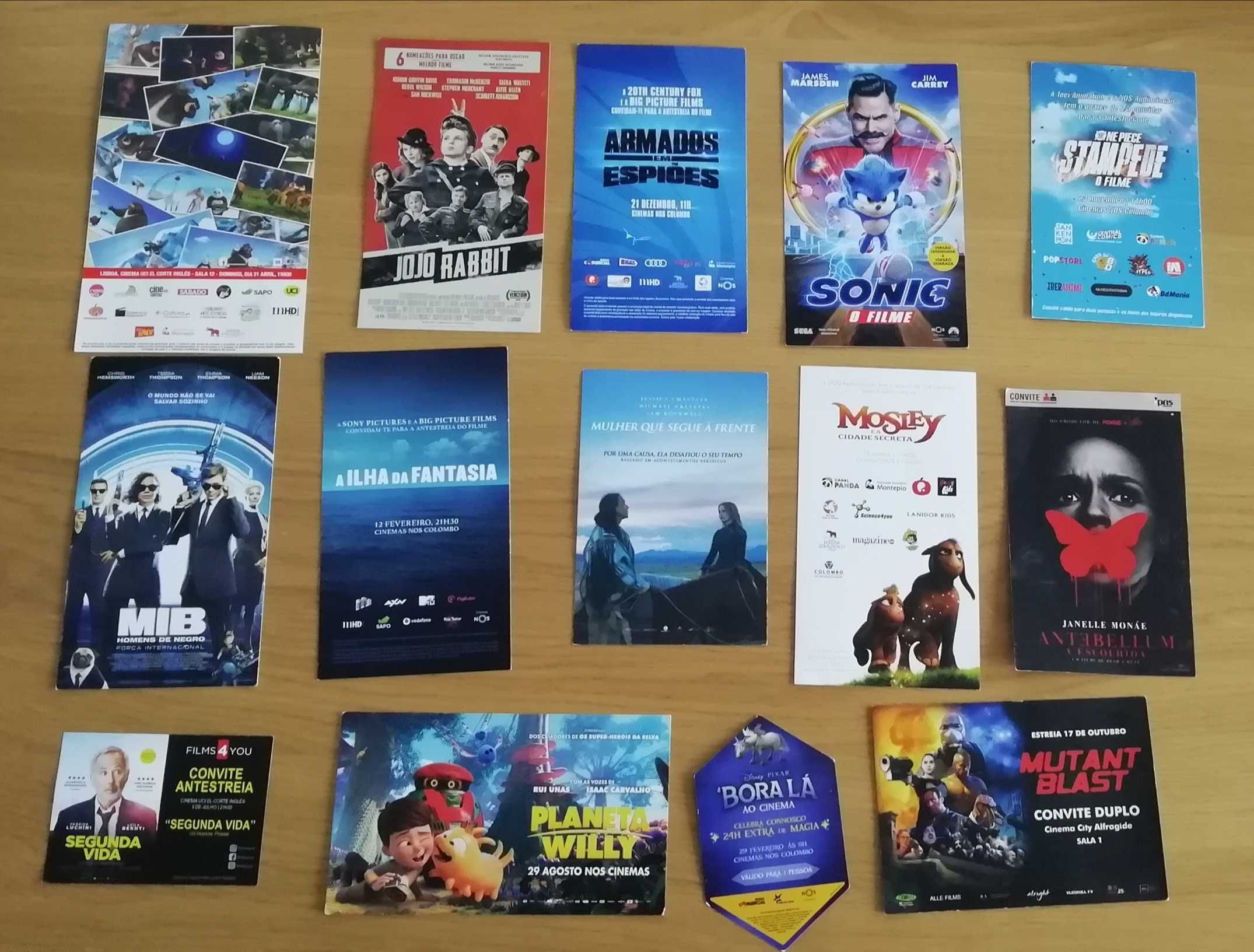 Convites de cinema