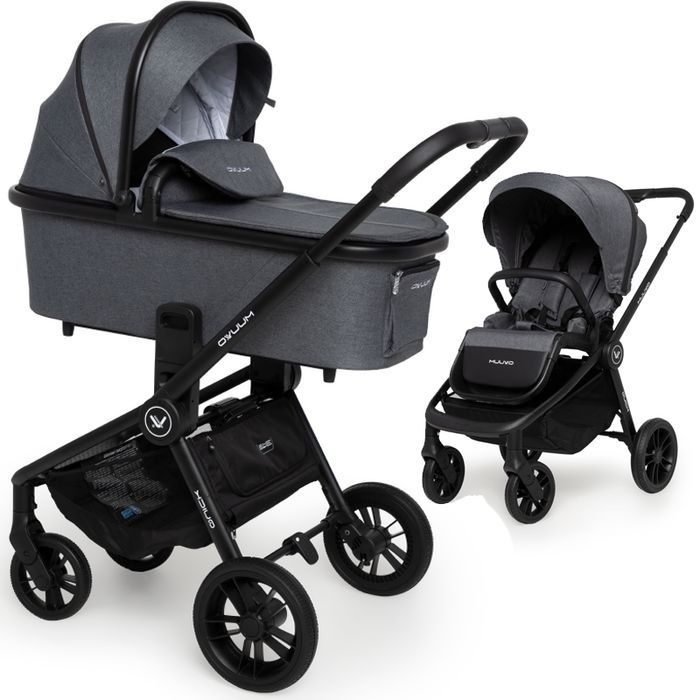 Muuvo quick 3w1, wózek dziecięcy plus baza izofix