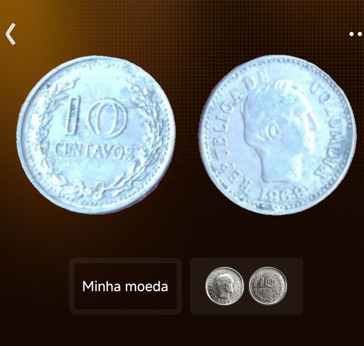 Moeda antiga Colúmbia