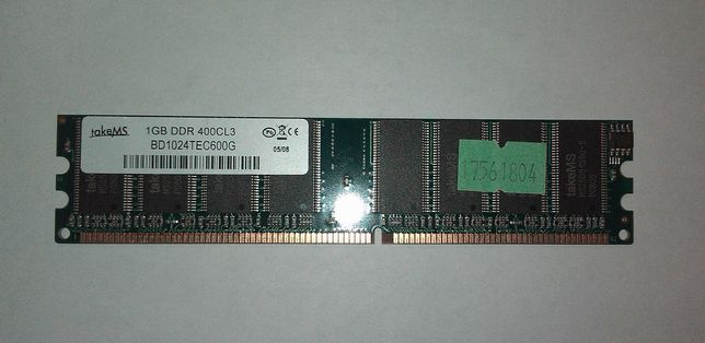 Память DDR-1 1Gb PC-3200 400MHz