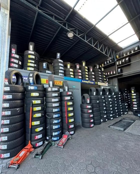 Pneus novos e usados