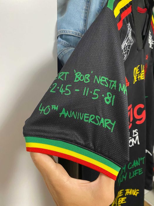 Футболка ігрова Ajax x Bob Marley сезону 2021/2022 (3-й комплект)