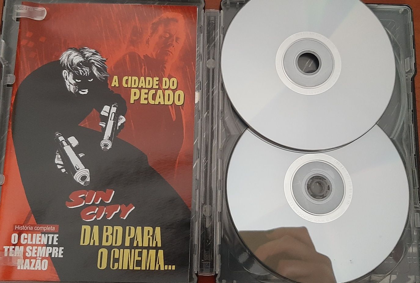 DVDs "Sin City - A Cidade do Pecado" - Edição Colecionador