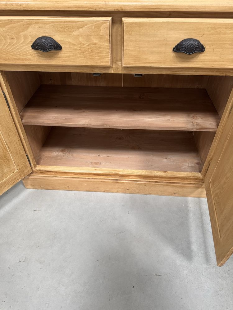 Szafka fitryna mebel vintage lite drewno