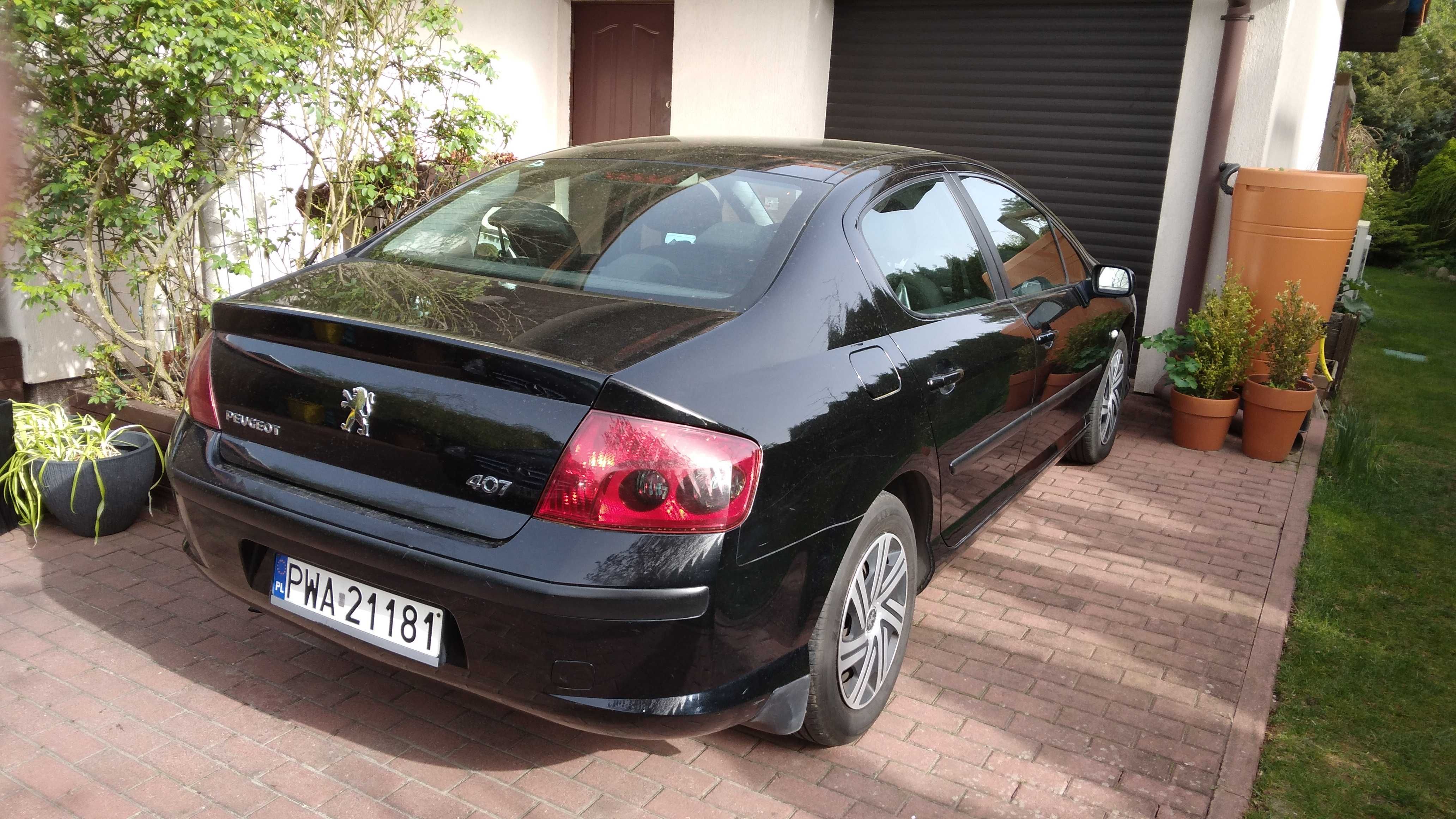 Peugeot 407 bardzo dobry stan techniczny, polski salon