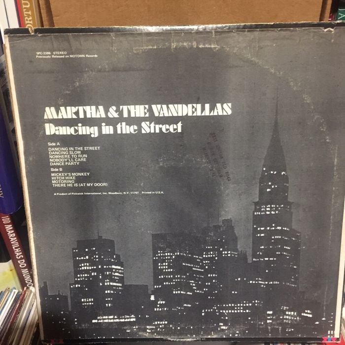 Vinil: Martha and the Vandellas - Dancing in the Street - 1974 USA