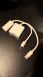 Adapter mini DP DisplayPort na VGA oraz HDMI MacBook / iMac