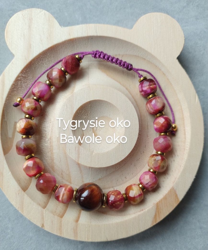 Rózowe tygrysie oko i bawole oko