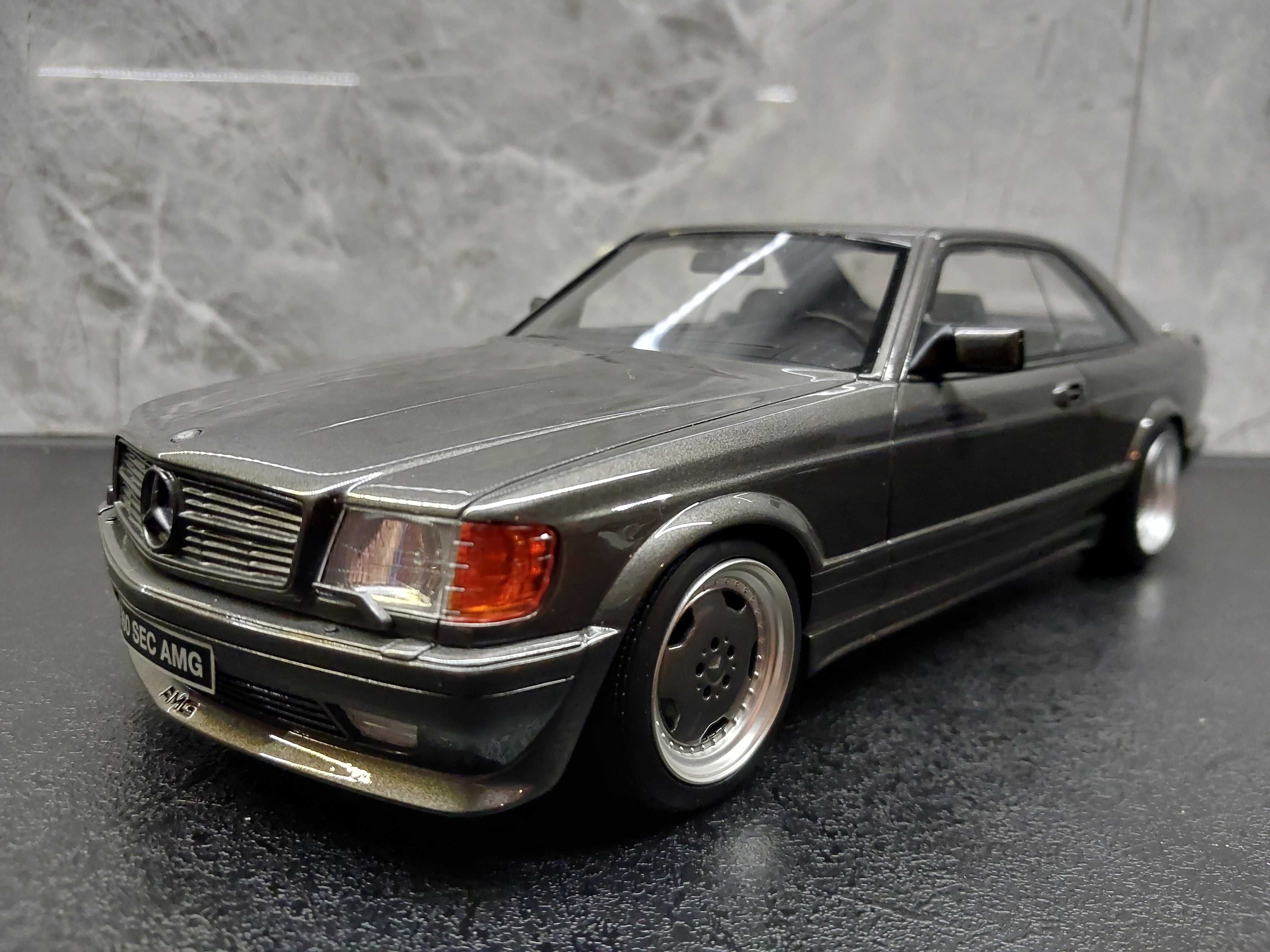 Mercedes 1:18 560 SEC AMG C126 OTTO models