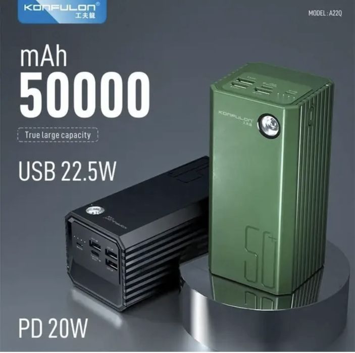 Супер Потужний Павербанк Trafo 120000mah + iншi варiанти