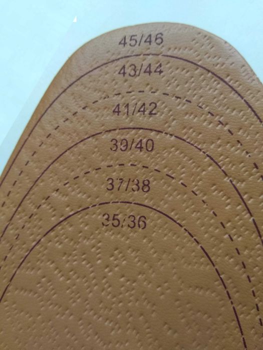 Ортопедичні натуральні устілки  розмір з супінатором