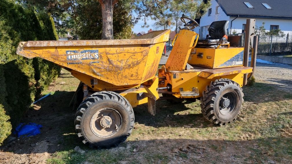 Wynajmę wozidło obrotowe Thwaites 3.5t  rewers/ JCB 1t wysoki wysyp /