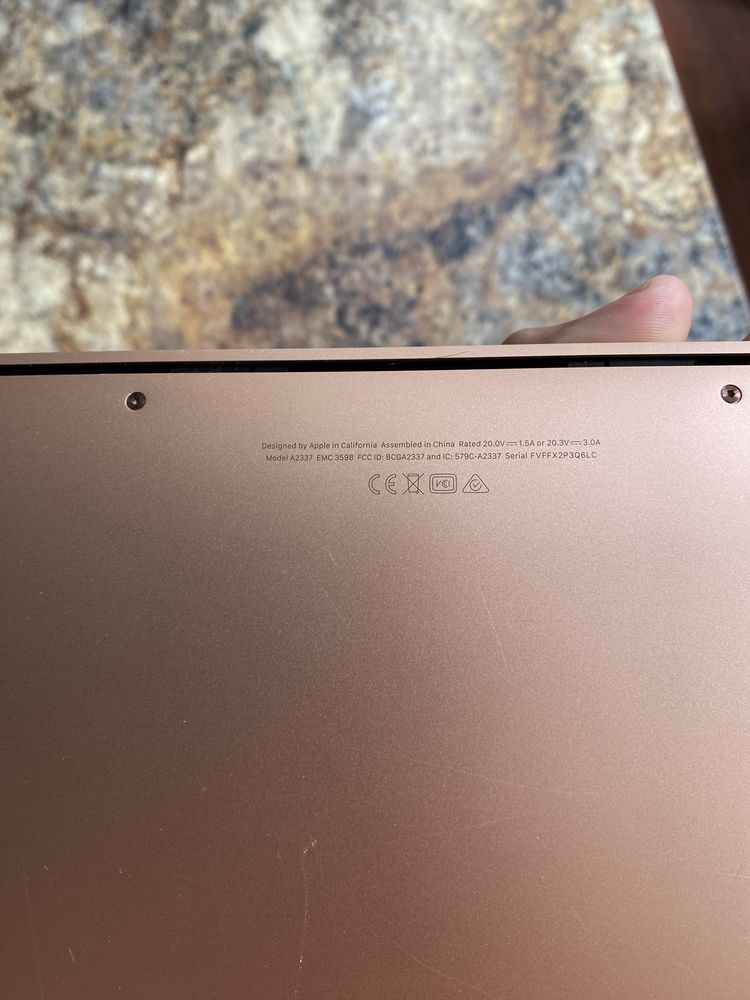 Apple Macbook Air 13 M1 8/256GB, Rose Gold, A2337