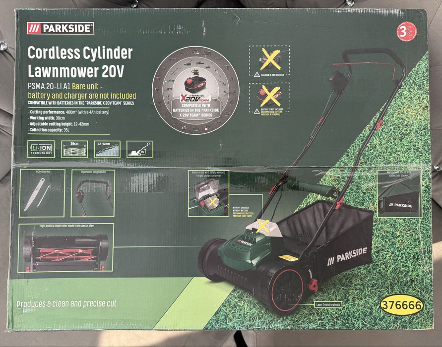 Kosiarka akumulatorowa bezprzewodowa PARKSIDE 20V