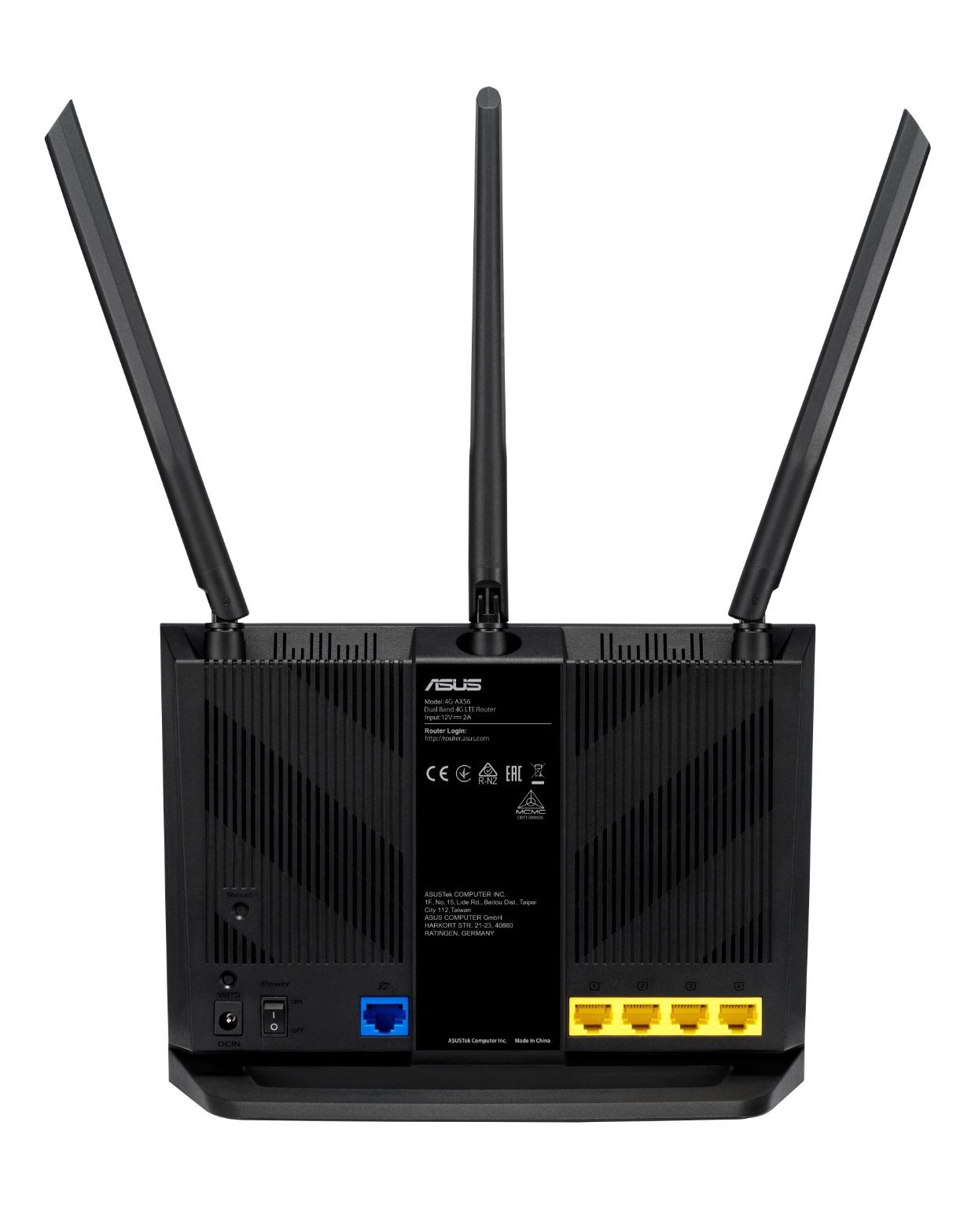 Router ASUS 4G-AX56 2.4 / 5 GHz (DualBand), Gniazdo SIM
