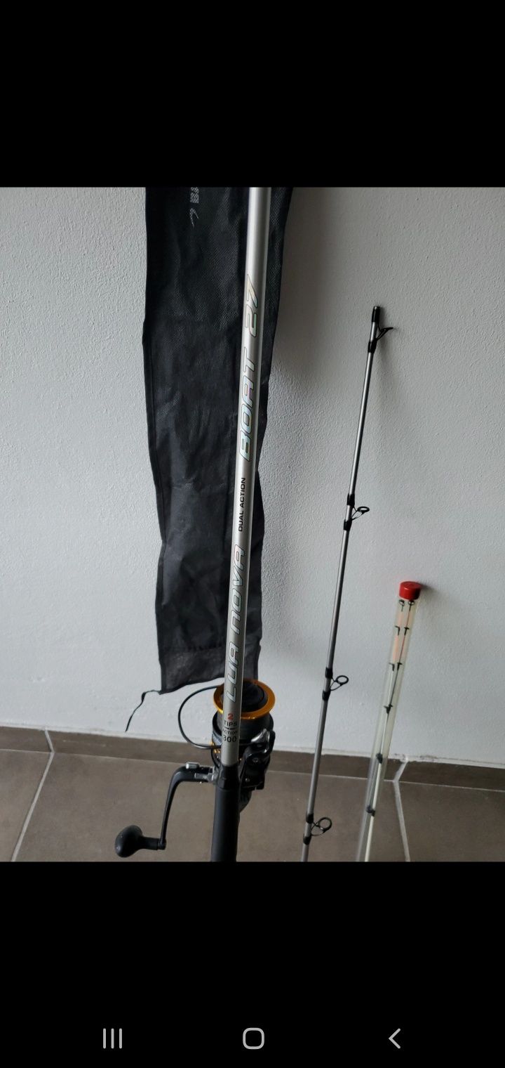 Cana e carreto pesca embarcada.