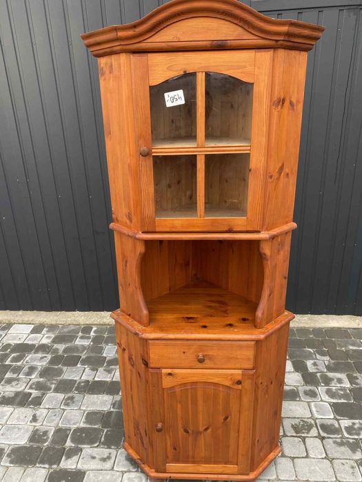 Piękna drewniana szafka narożna z drewna sosnowego.Transport lub wysył