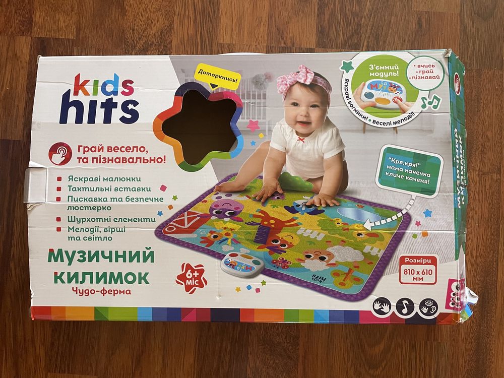 Музичний килимок Чудо ферма kids hits