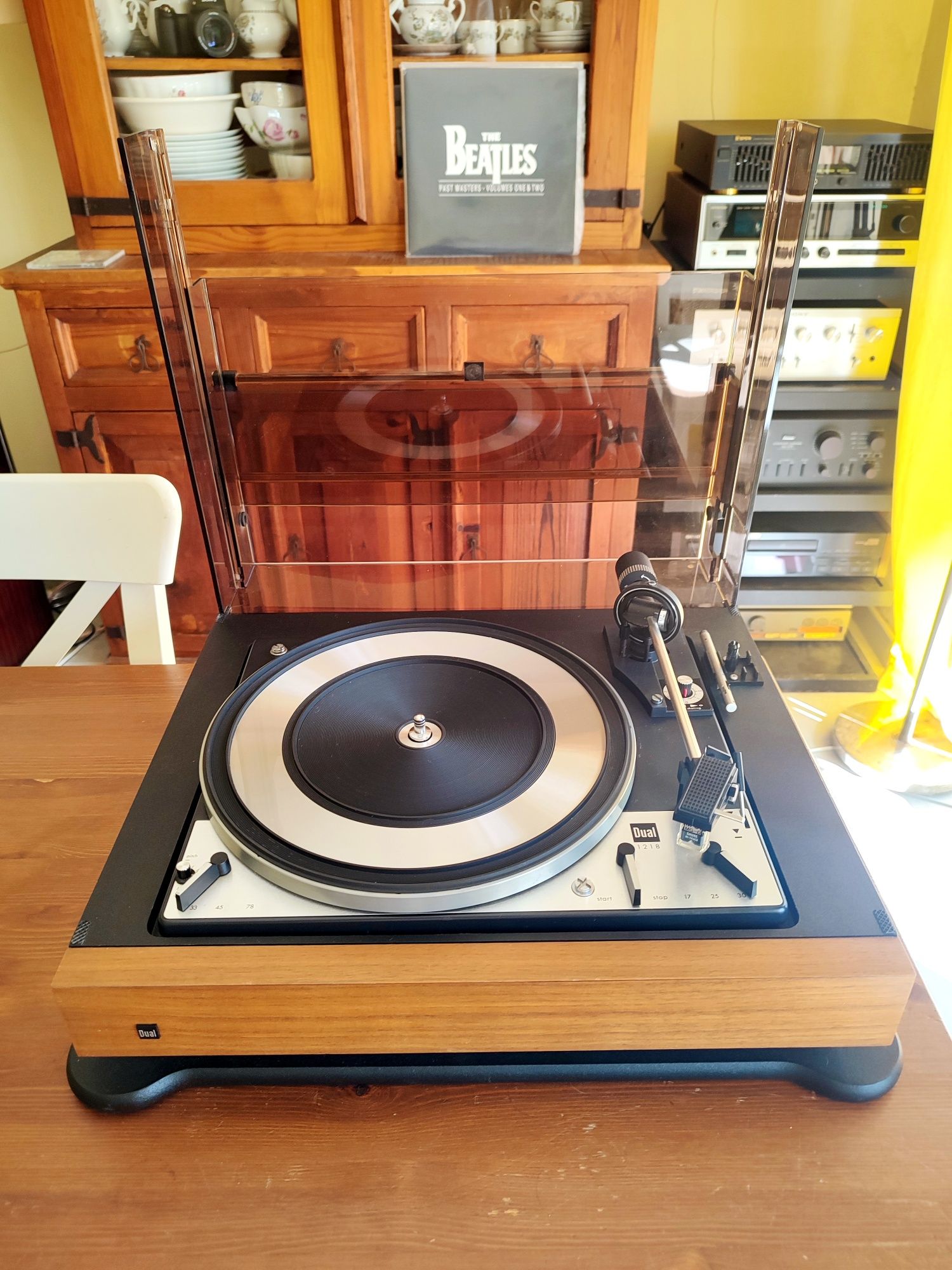 Dual 1218 + Shure M-91 Gira Discos Hi-Fi Vintage Impecável!