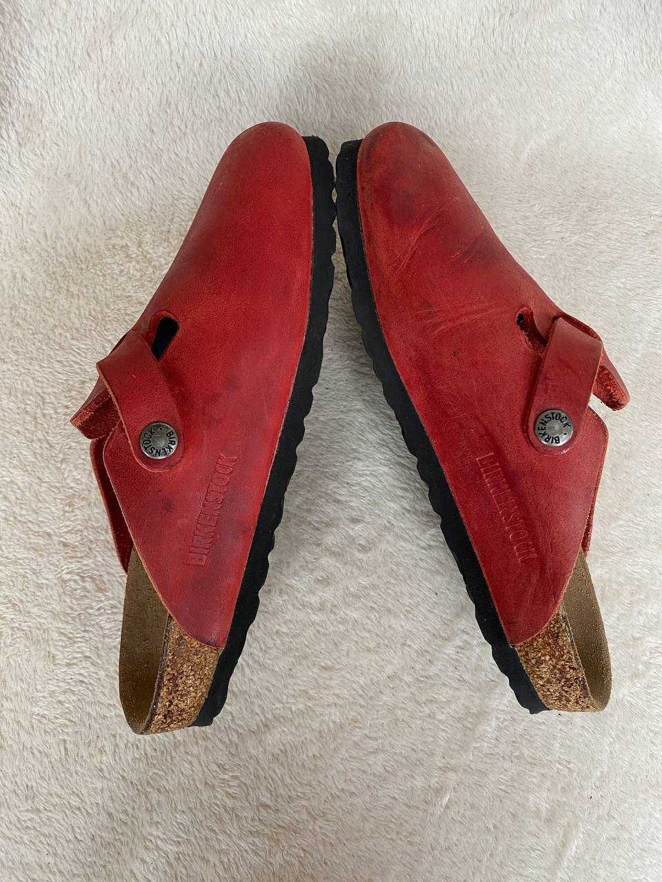 Сабо birkenstock boston Oiled Leather clog оригінал розм 36