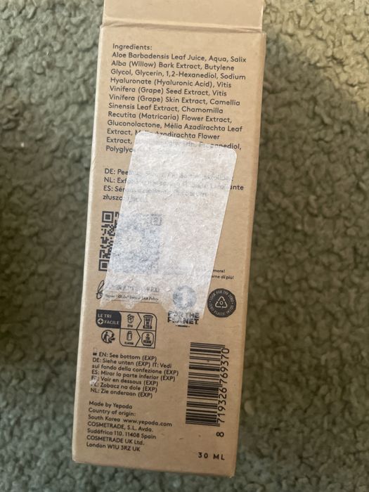 Yepoda the purify hero 30ml serum eksfoliant 2409