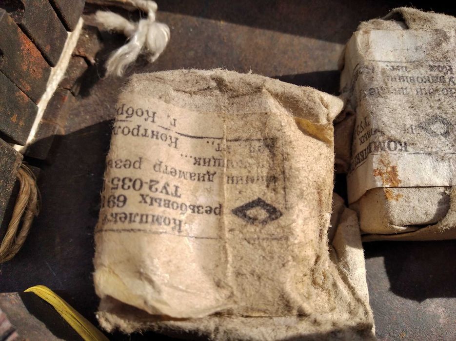 Zestaw trzech gwintownic prod. CCCP, częściowo używane - ruska stal