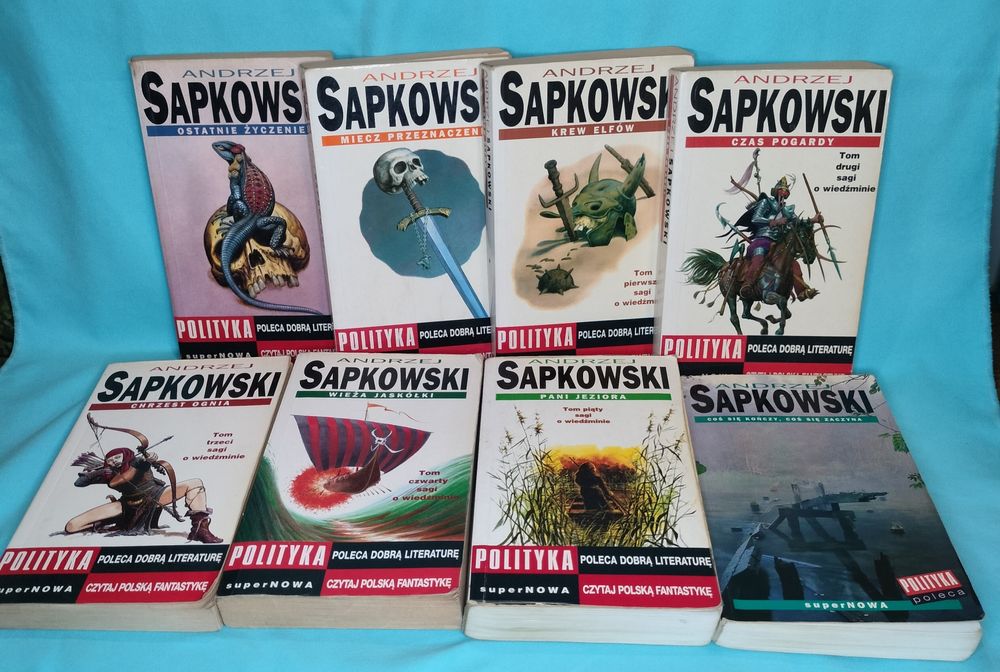Sapkowski Wiedźmin, pakiet osiem tomów