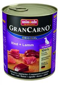 GranCarno wołowina + jagnięcina senior 20x800g