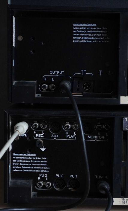 Wieża Vintage Telefunken Wzmacniacz + Tuner + Magnetofon + Gramofon