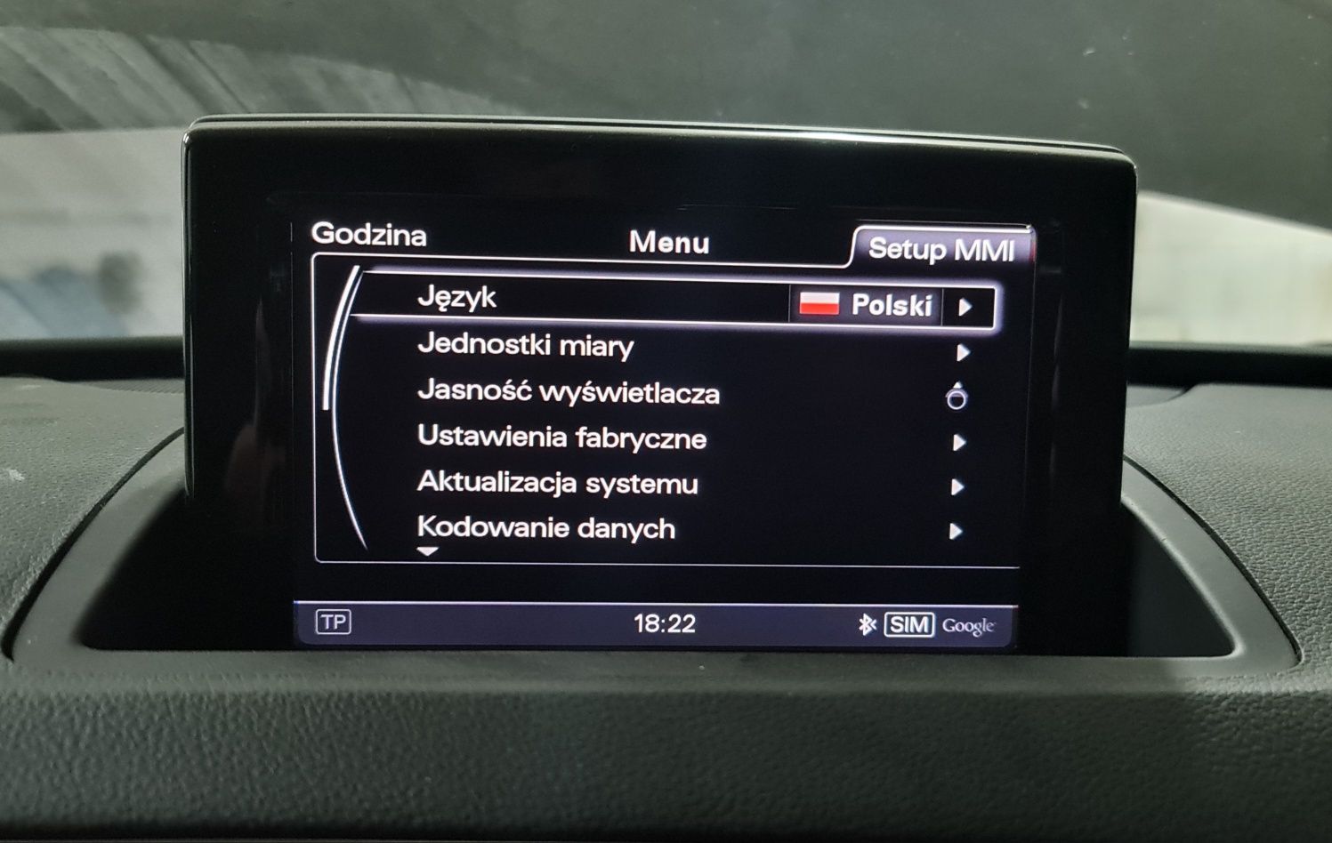 Polski jezyk MMI 3G+ Plus Audi Q3 Q5 A4 B8 A6 C7 A8 D4  konwersja USA