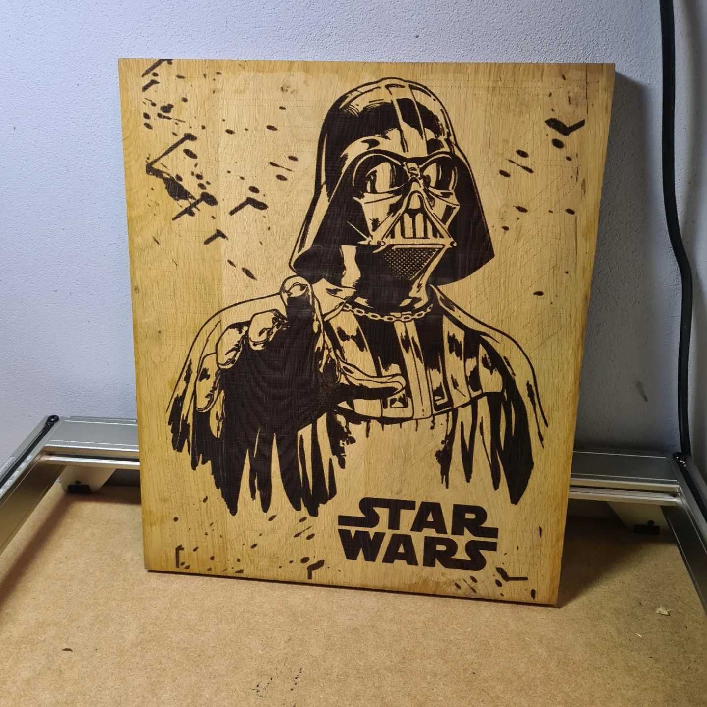 Tablicza obraz grawer star wars vader