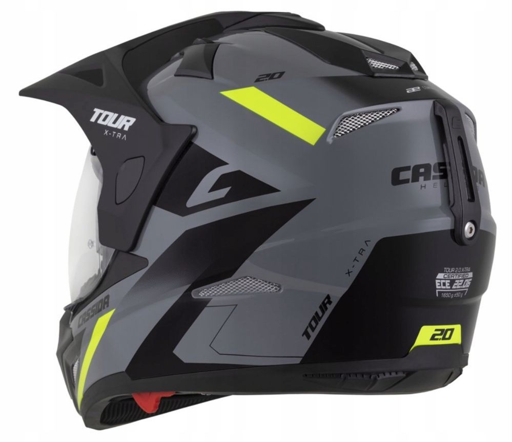 Kask Motocyklowy Cassida Tour Turystyczny pod interkom XS-XXL
