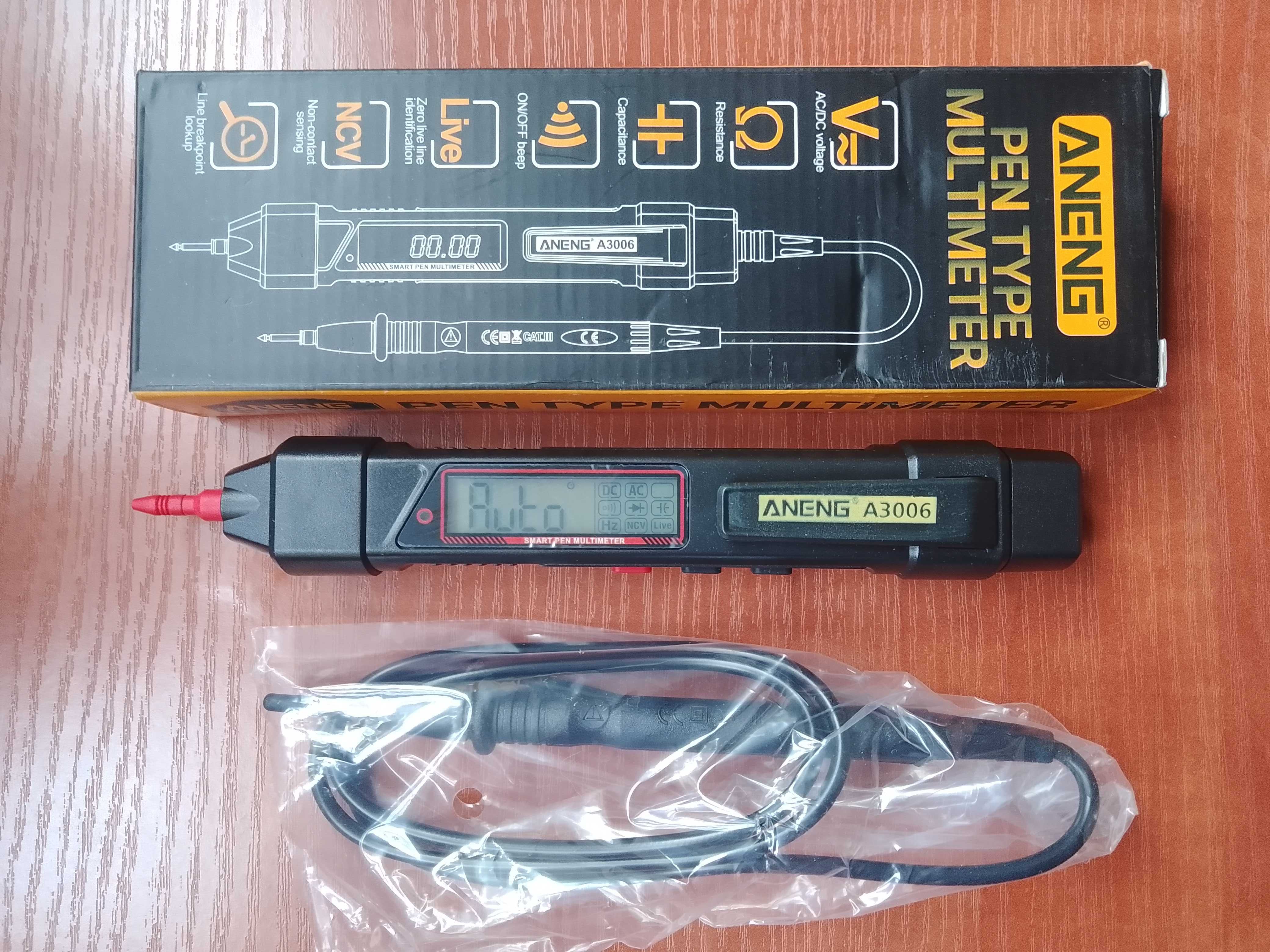 Цифровой мультиметр ручка ANENG A3006 A3010