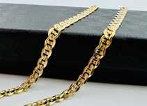 Złoty Łańcuszek Gucci 585 Cechowany 4,5 mm 55 cm