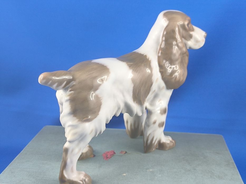 Spaniel Bing&Grondahl Kopenhaga #pies #ozdoba #dekoracja #porcelana