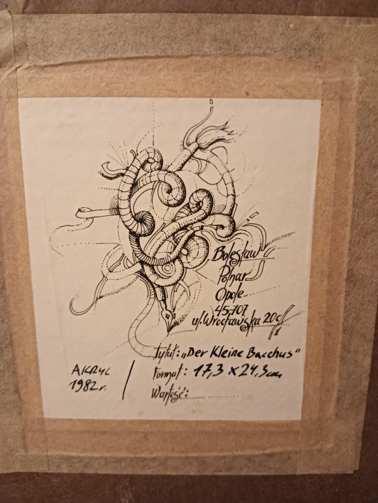 Bolesław Polnar obraz akryl 1982