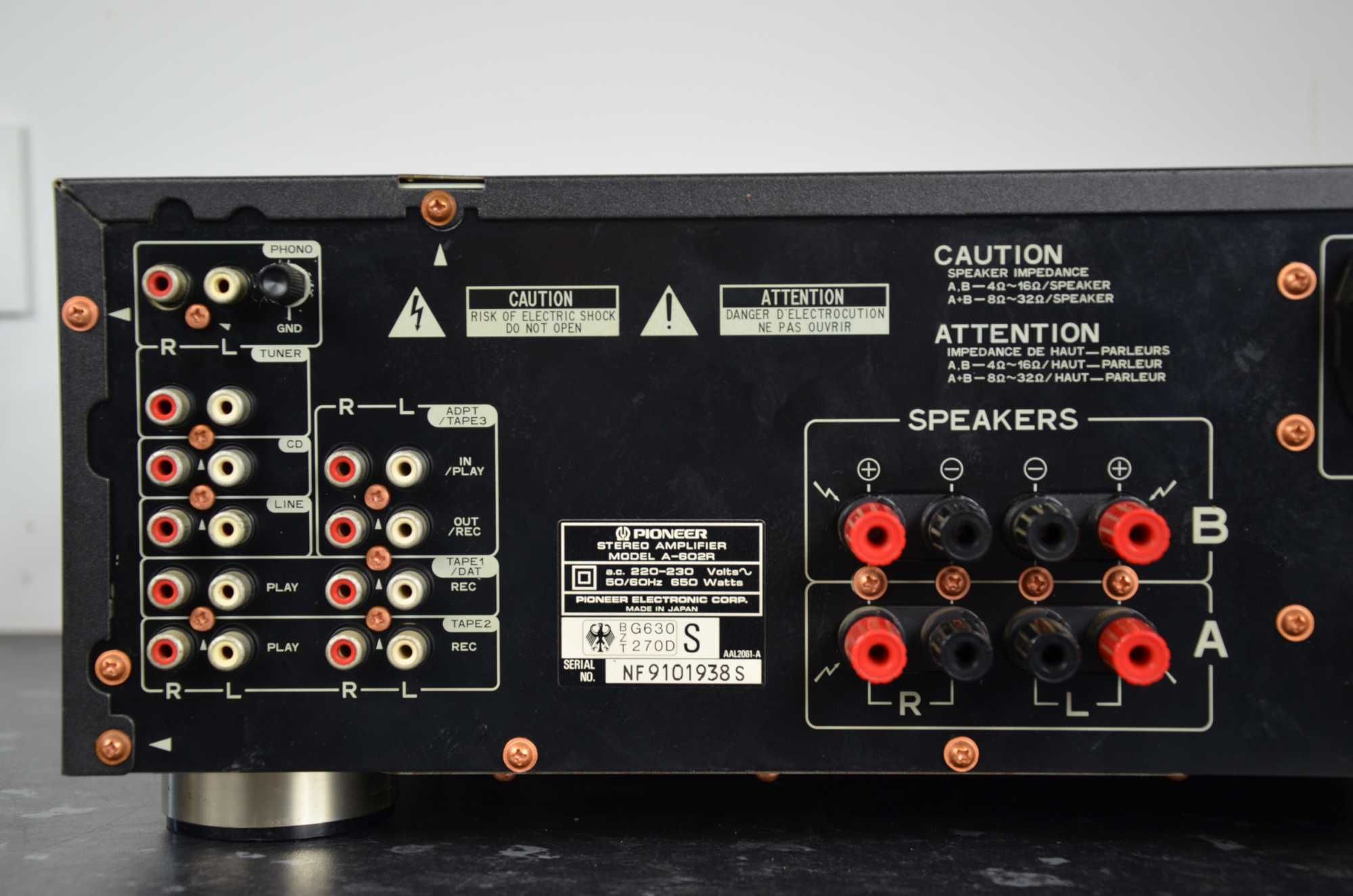 Wzmacniacz STEREO PIONEER A-602R Okazja Top Model JAPAN