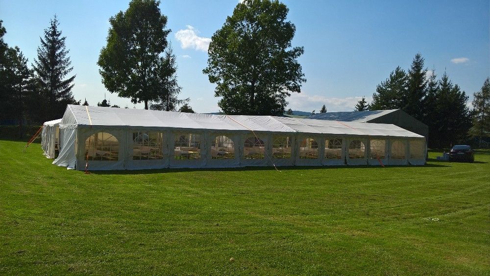 Wynajem namiotów plenerowych ławki stoły organizacja imprez eventów