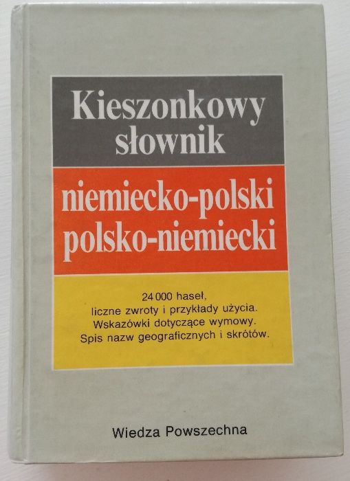 Słownik polsko-niemiecki, niemiecko-polski, 24 tys. haseł