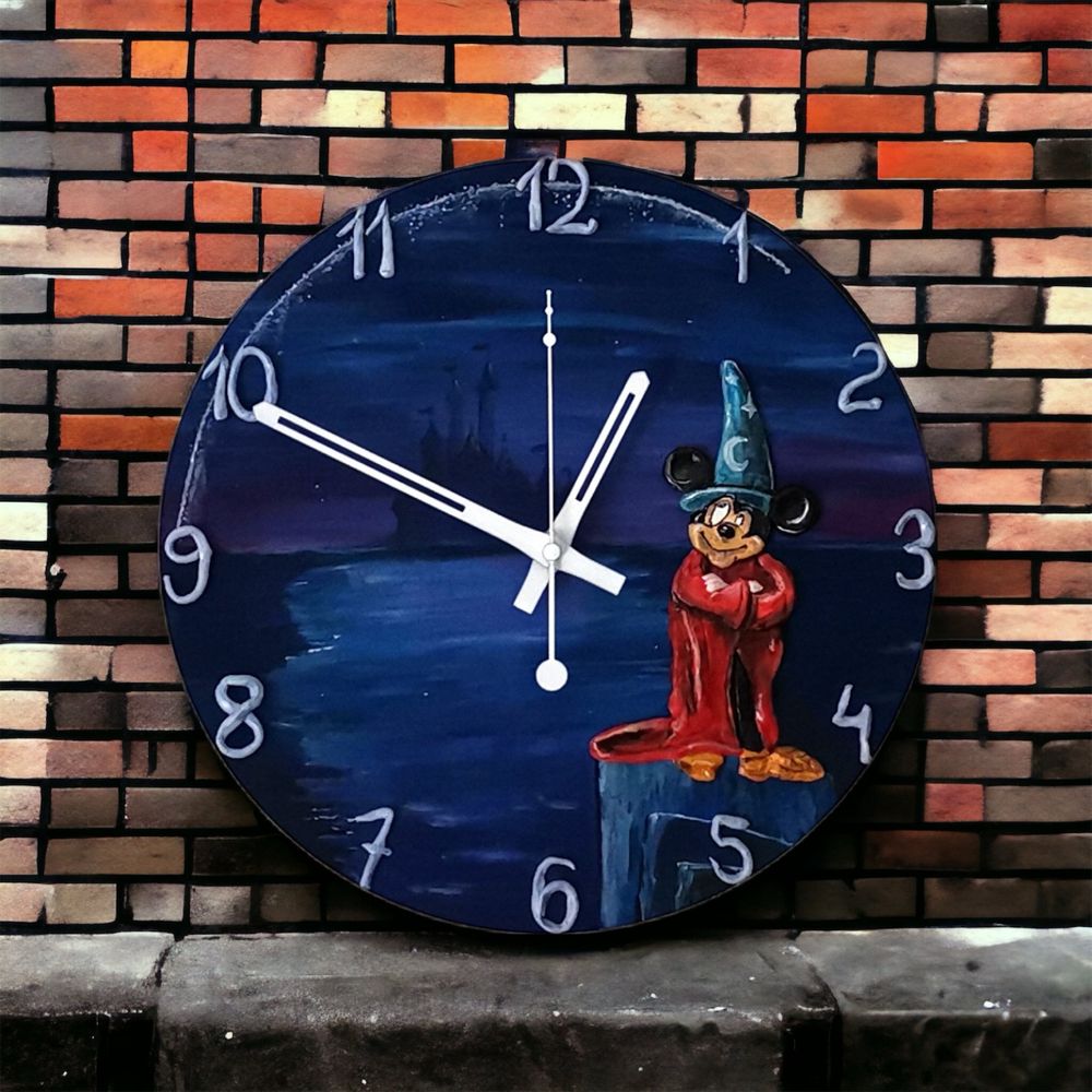 Zegar na ścianę, zegar ścienny "Myszka Mickey" - 40cm