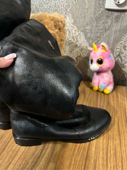 Продам шкіряні сапоги жіночі