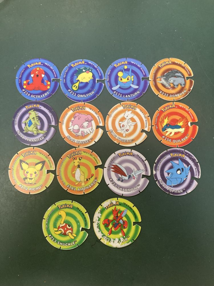 Brinquedo Conjunto 40 Tazos Pokemon