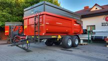 Przyczepa skorupowa tandem budowlana 10 TON Ursus T-083/A