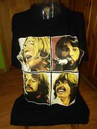 Czarny T-shirt "the Beatles"