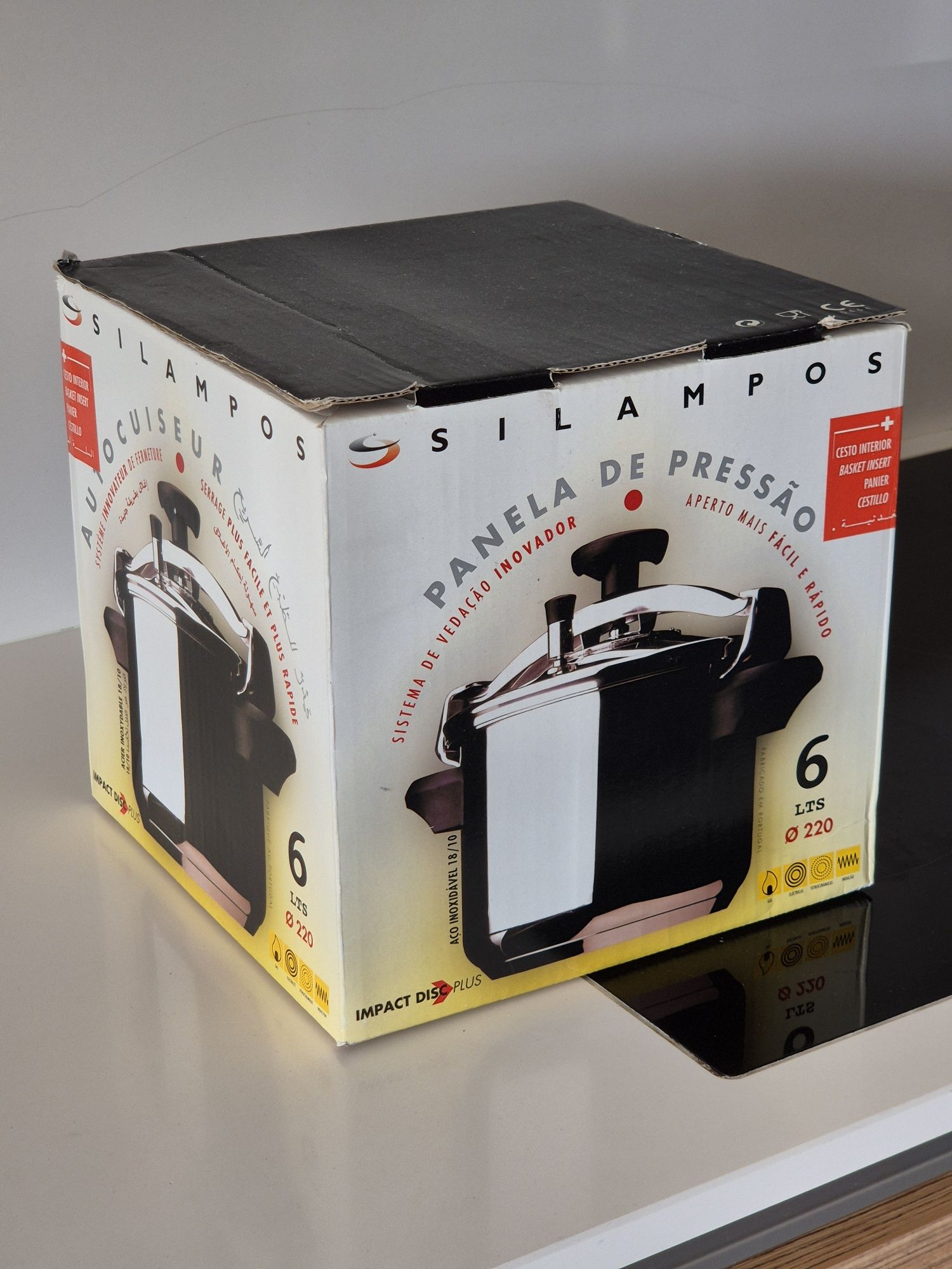 Panela de pressão 6 lt SILAMPOS