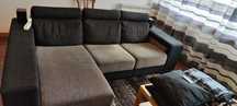 Sofá com chaise long
