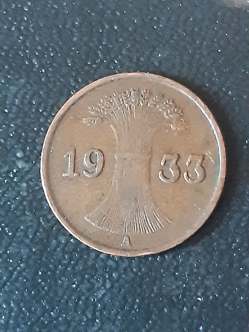 1 пфенниг 1933 года